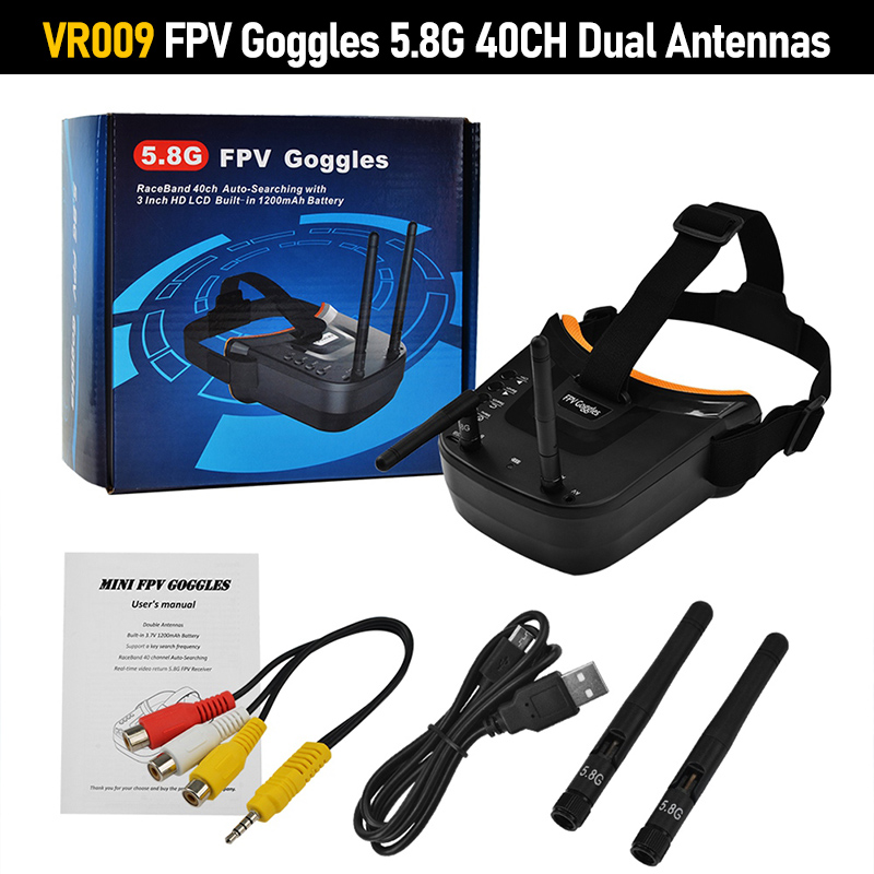 Lunettes FPV VR009 avec écran  - Fpv Drone Goggles avis et prix